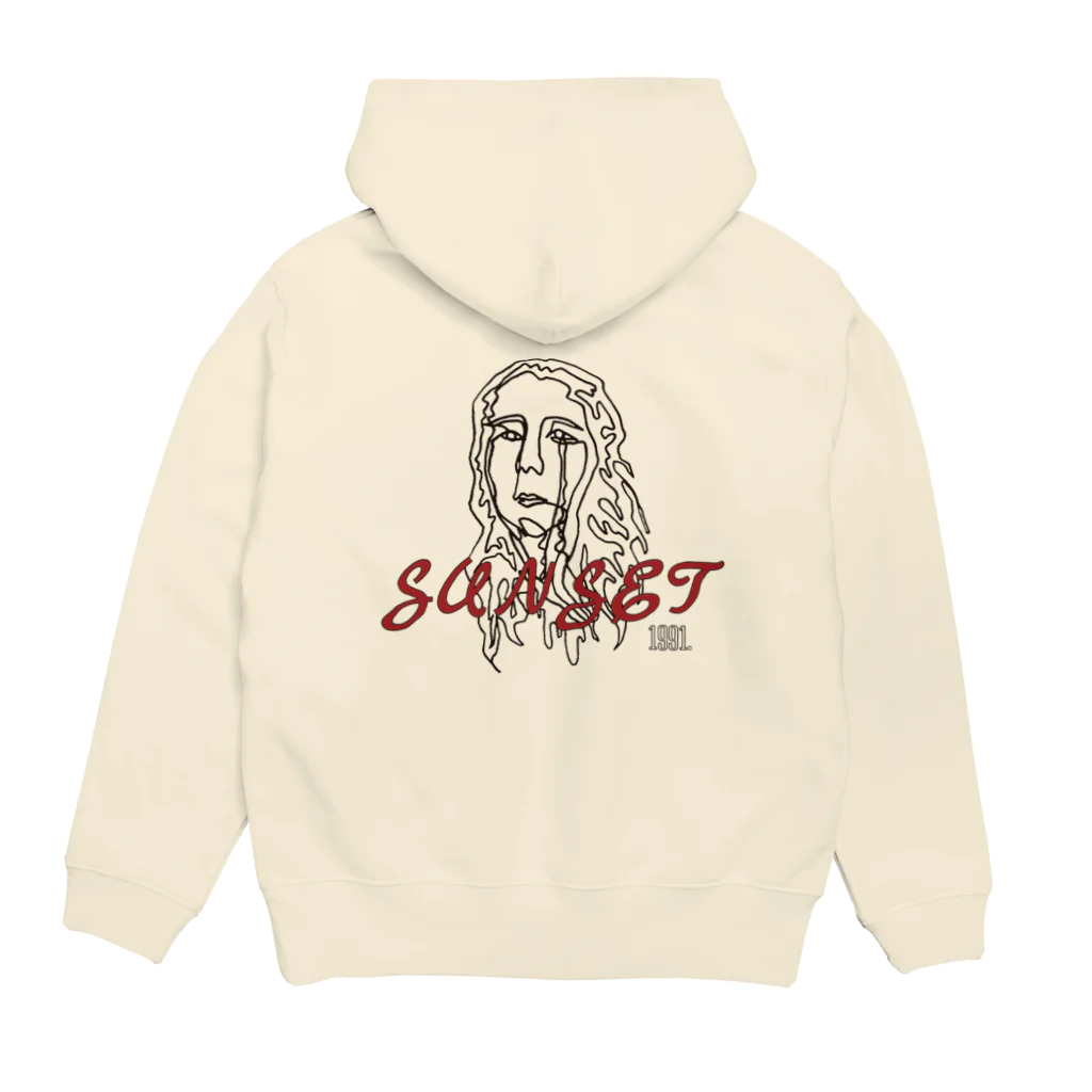 endcoのSUNSET GIRL Hoodie:back