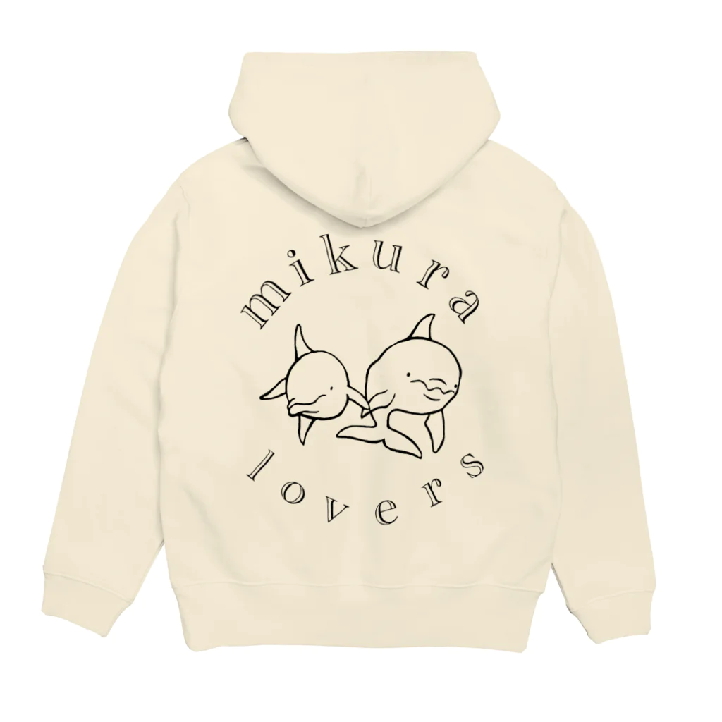 たじんのおみせのmikura lovers Hoodie:back