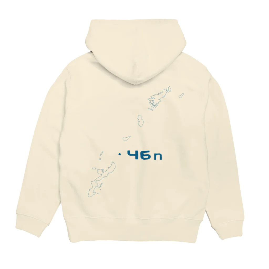 46nの46n（青ロゴ） Hoodie:back