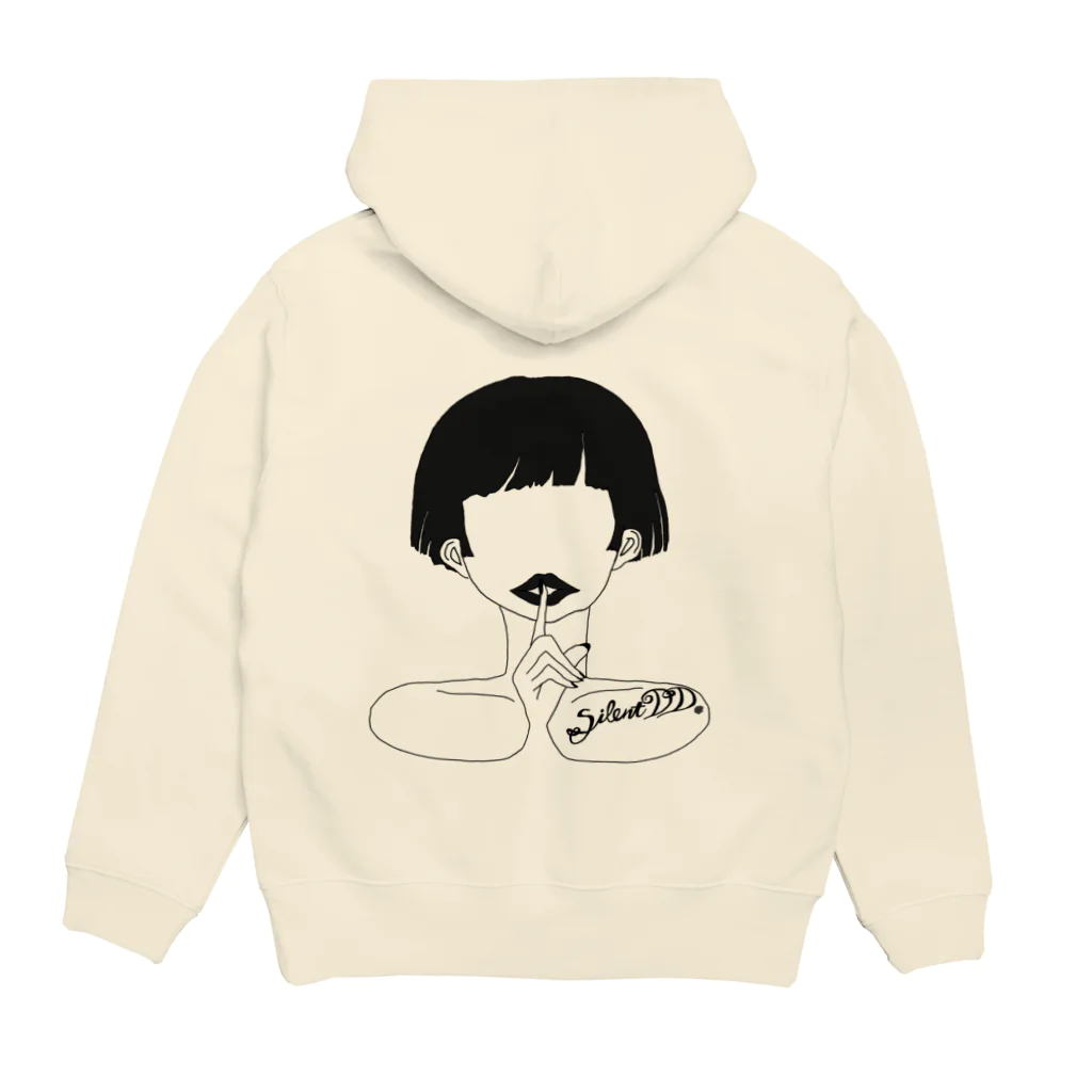 ゆしのシークレットレディー Hoodie:back