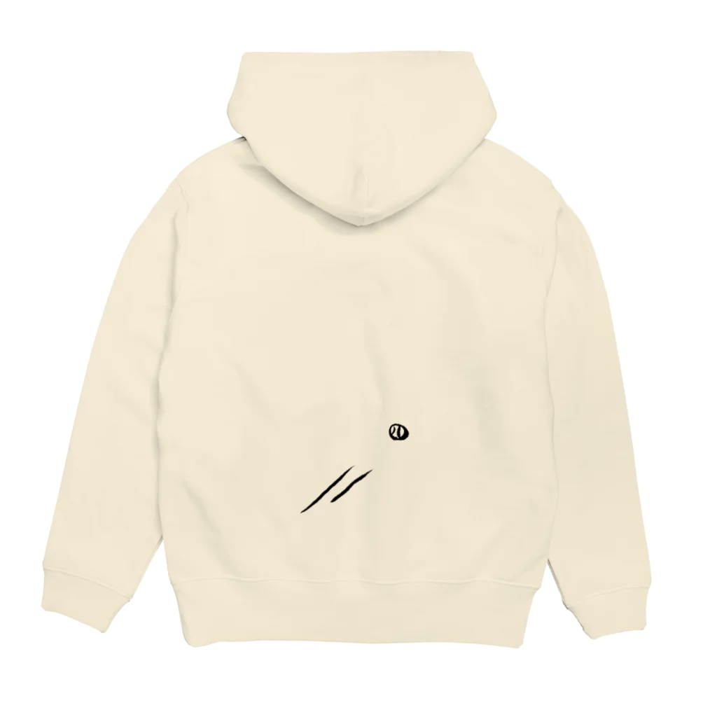 sucre usagi (スークレウサギ）のネコ監督のリクエスト Hoodie:back