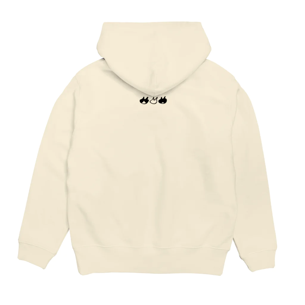 ハレルヤのくりーんひっと猫 Hoodie:back