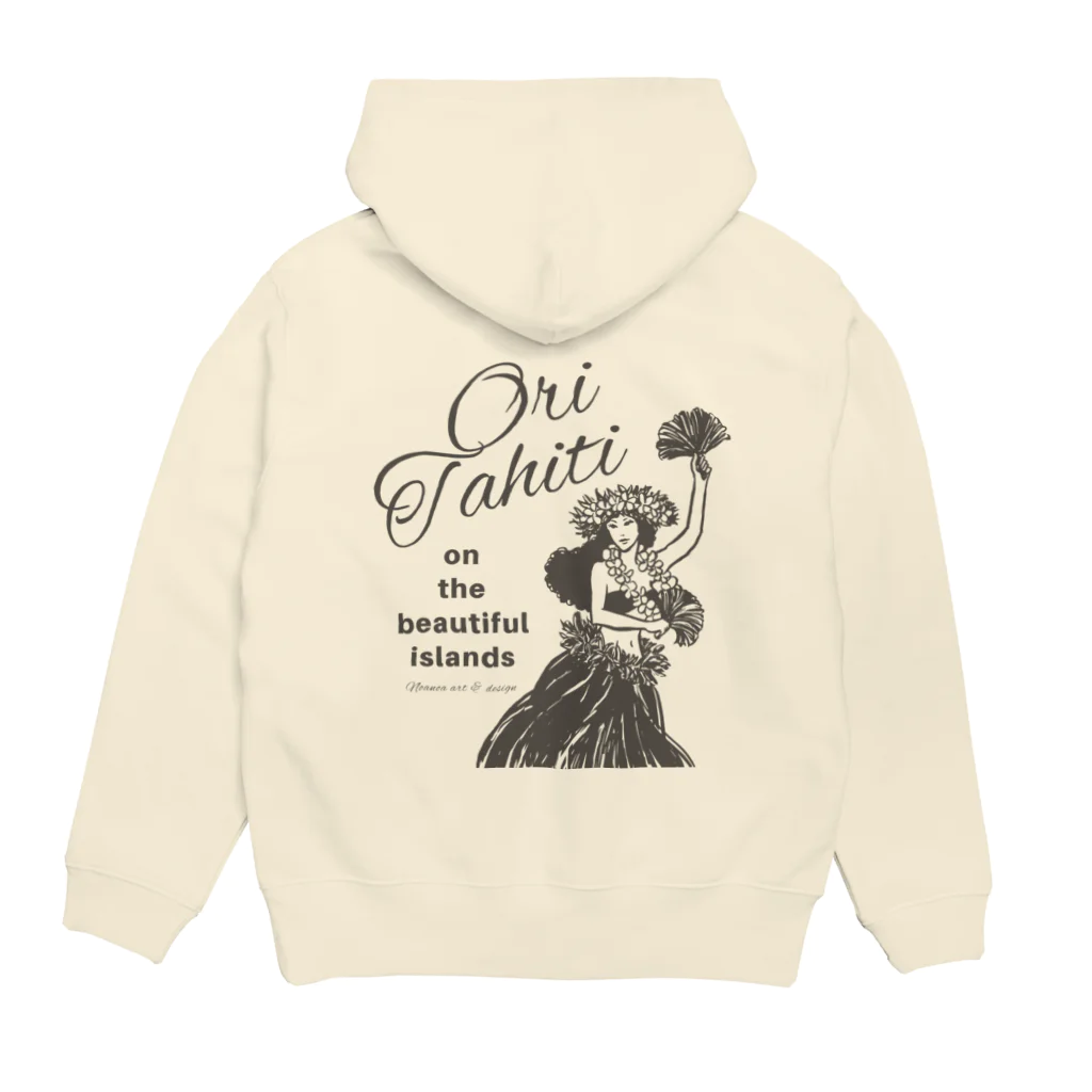 Noa Noa Art ＆ Designのオリ・タヒチ｜Tahitian Dancer 02 Hoodie:back