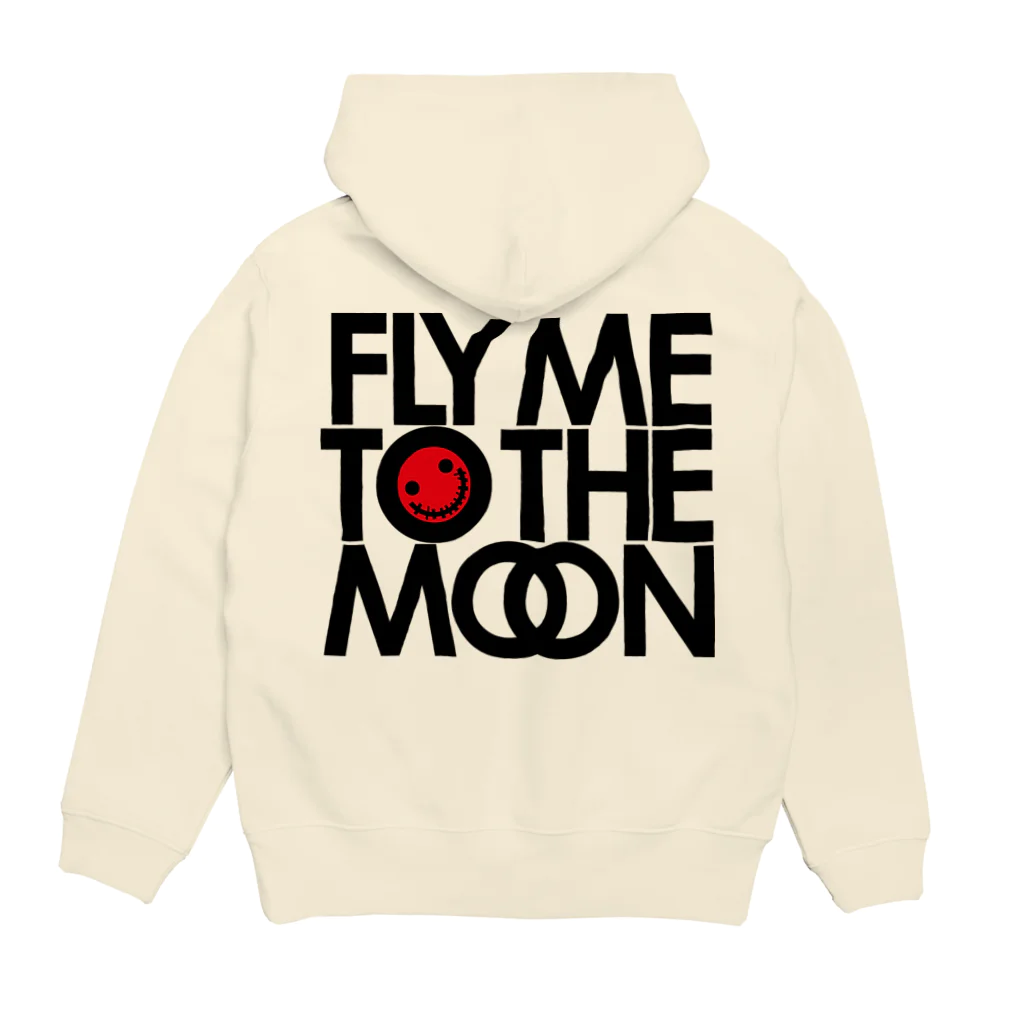 月が輝くこんな夜にのFLY ME TO THE MOON パーカーの裏面