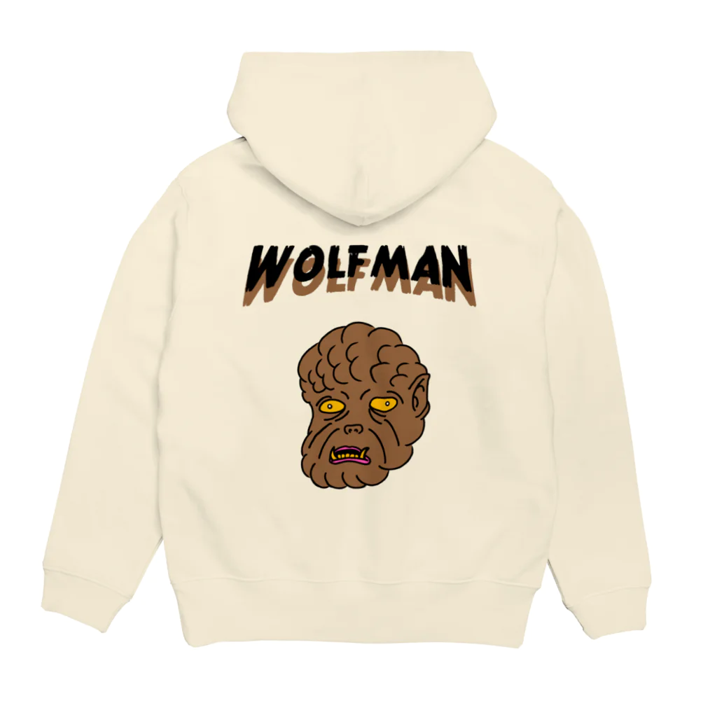 Freak Makerのthe wolfman パーカーの裏面