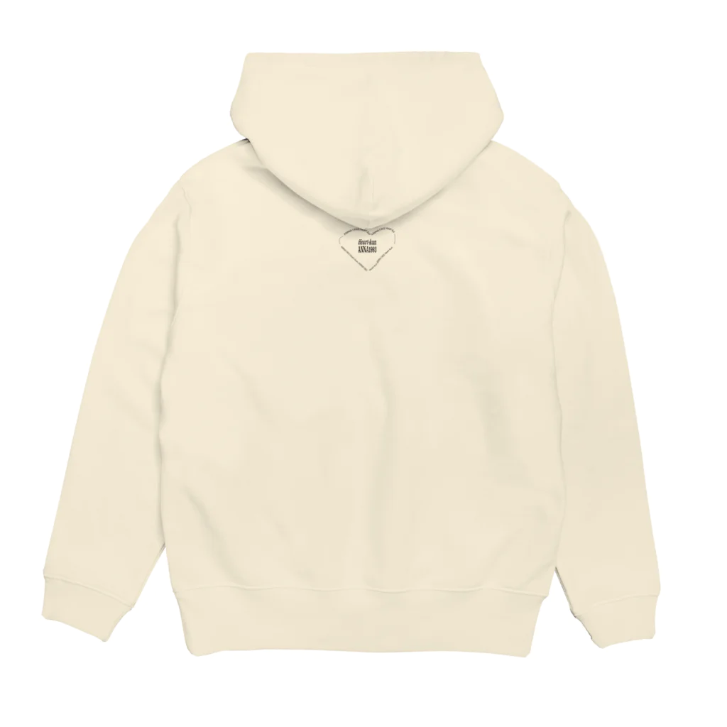 S2kun ハートくん SHOPのHeart-kunスマイル Hoodie:back