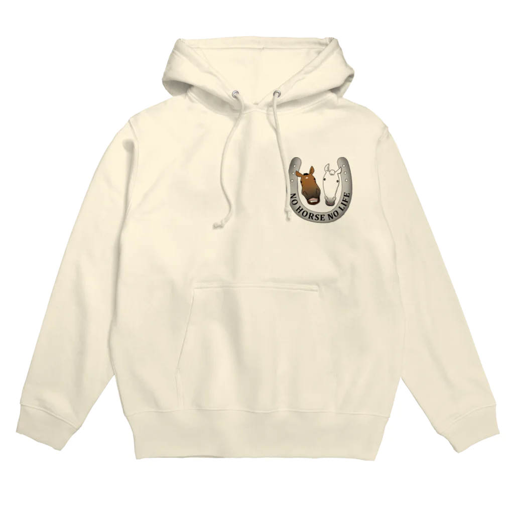 SHOP HAPPY HORSES（馬グッズ）の蹄鉄デザイン（メタル） Hoodie