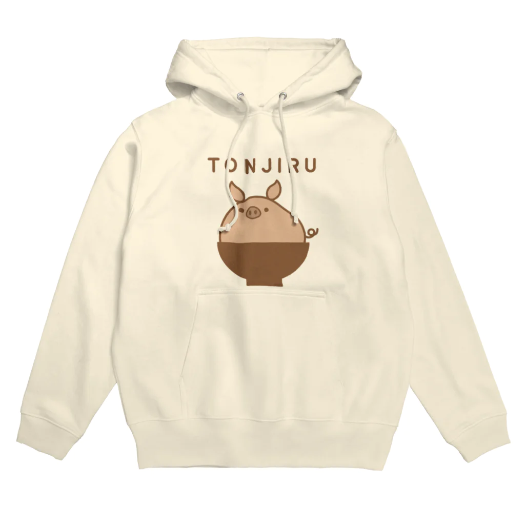 ぽぴーぴぽーの豚汁 Hoodie