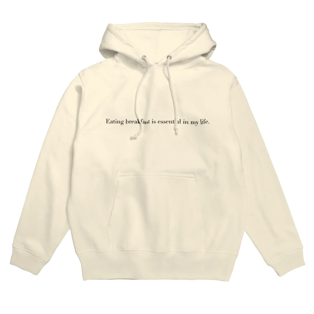 3103yuのEating breakfast is essential in my life. Hoodie