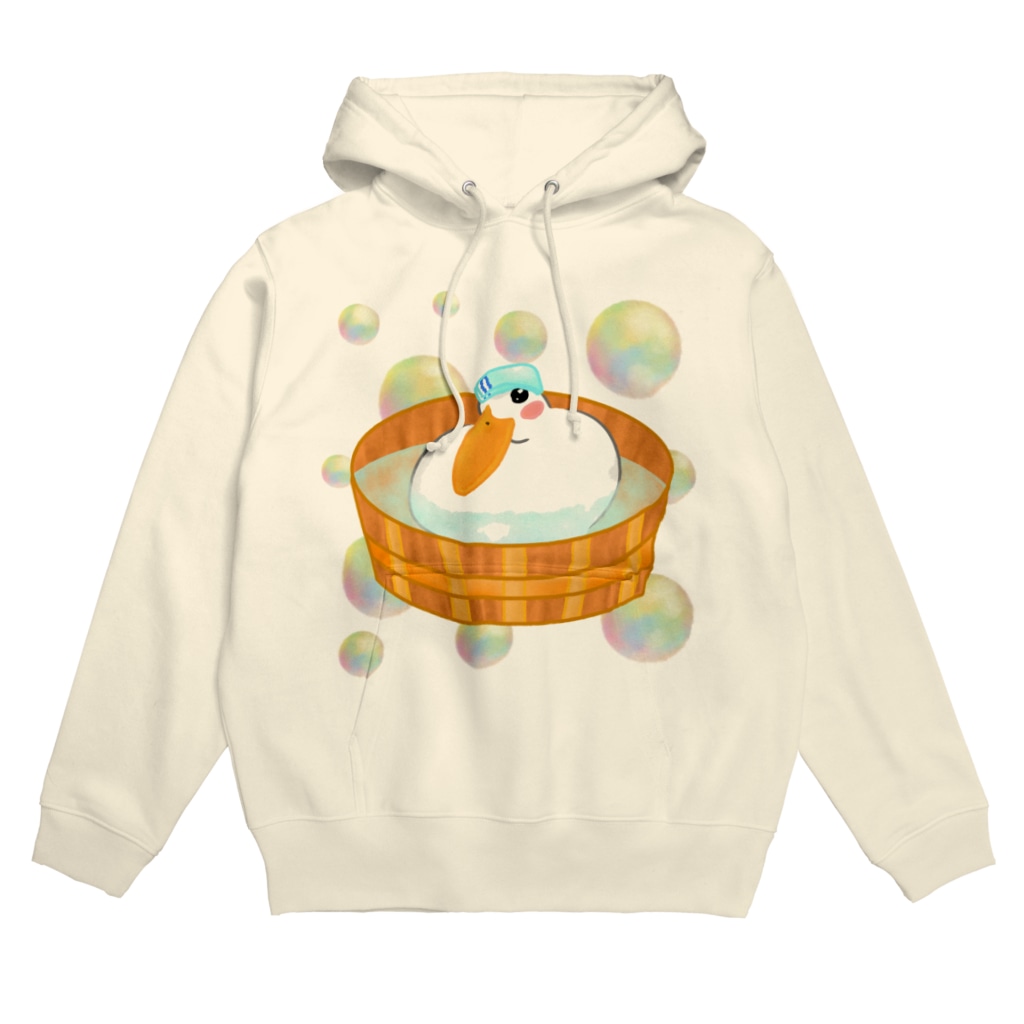 Lily bird（リリーバード）のほわほわ水浴びコールダック♪ Hoodie