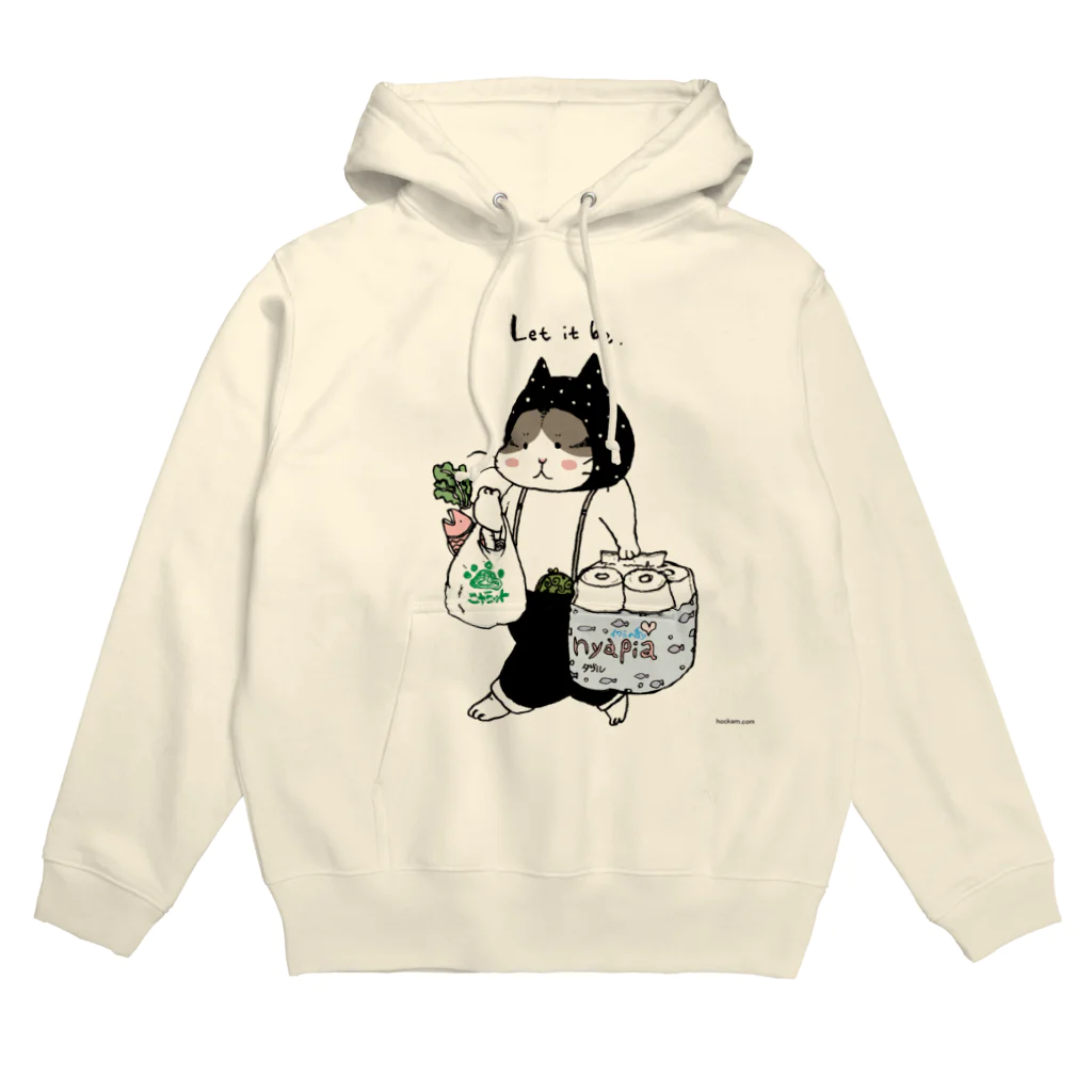 ほっかむねこ屋（アトリエほっかむ）のお買い物ねこ Hoodie