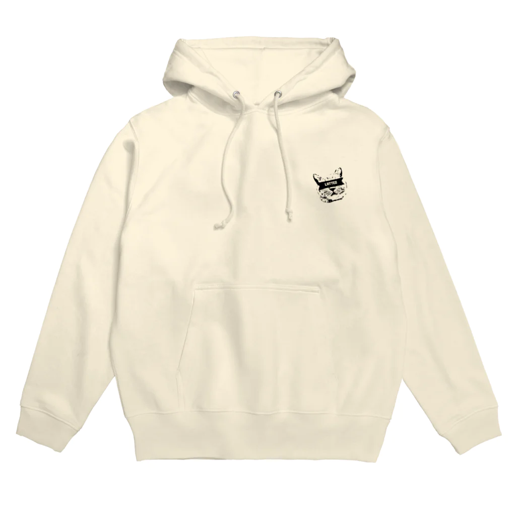 latteoのらて男　名前入り Hoodie