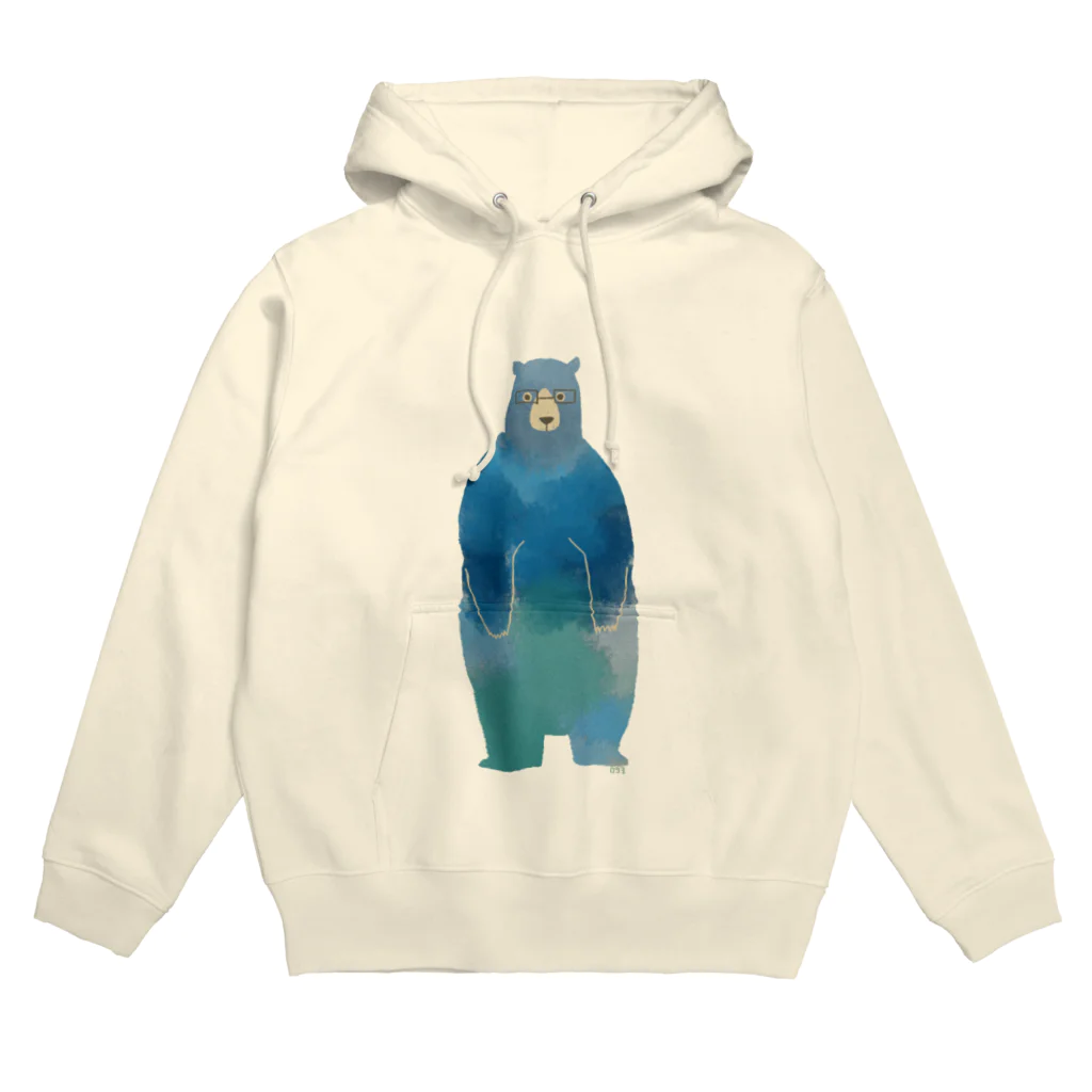 おーちゃん堂のくまだ　めがね Hoodie