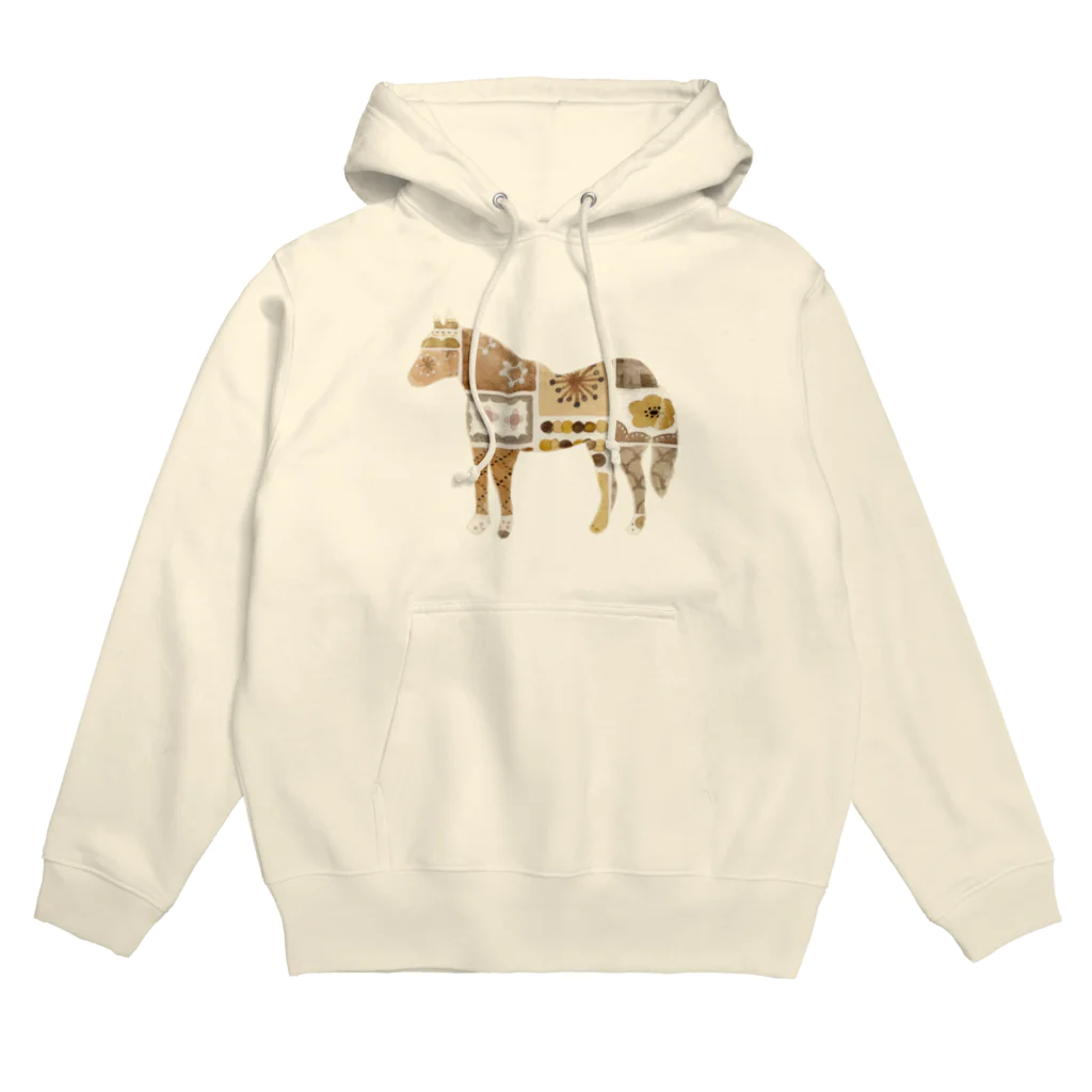 umaumaのpattern horse B Hoodie