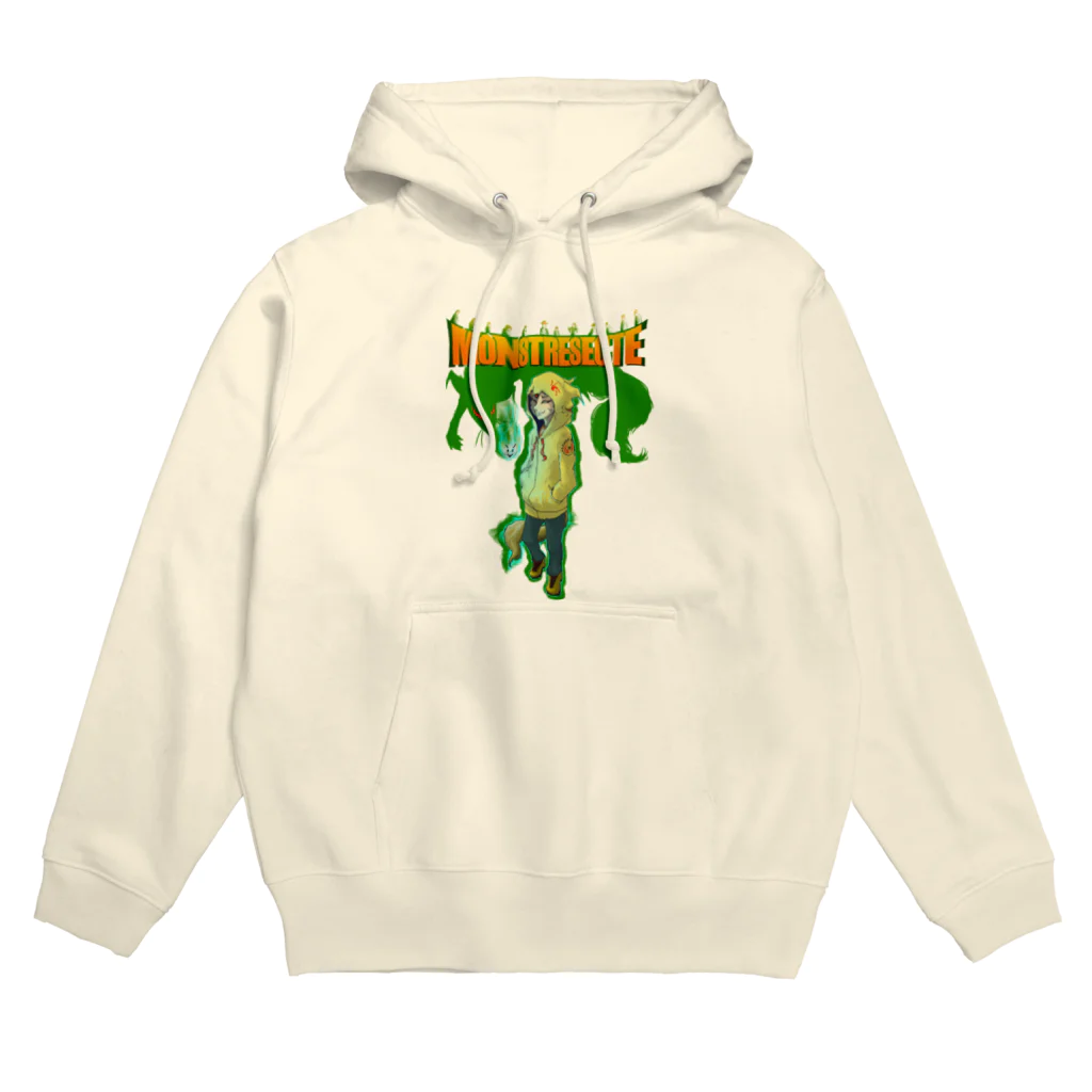 フレ末屋の稲荷夕(お稲荷くん)×モンセクロゴ(使徒・黄) Hoodie