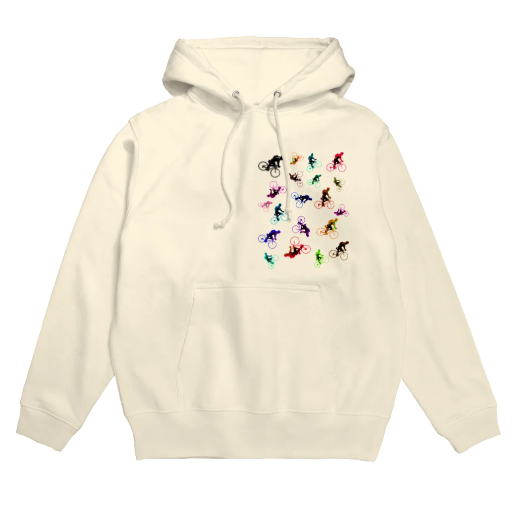 soi hẻm rojiのチャリンコverカラフル Hoodie