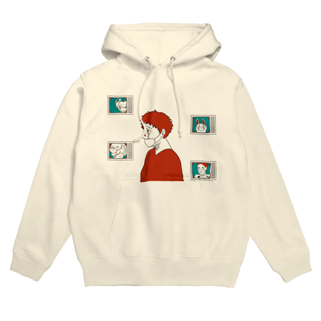 はむせいがわのコロナ Hoodie