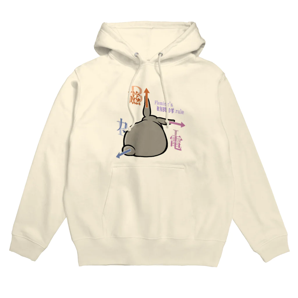 幸うさ.comのフレミングのうさぎの法則 Hoodie