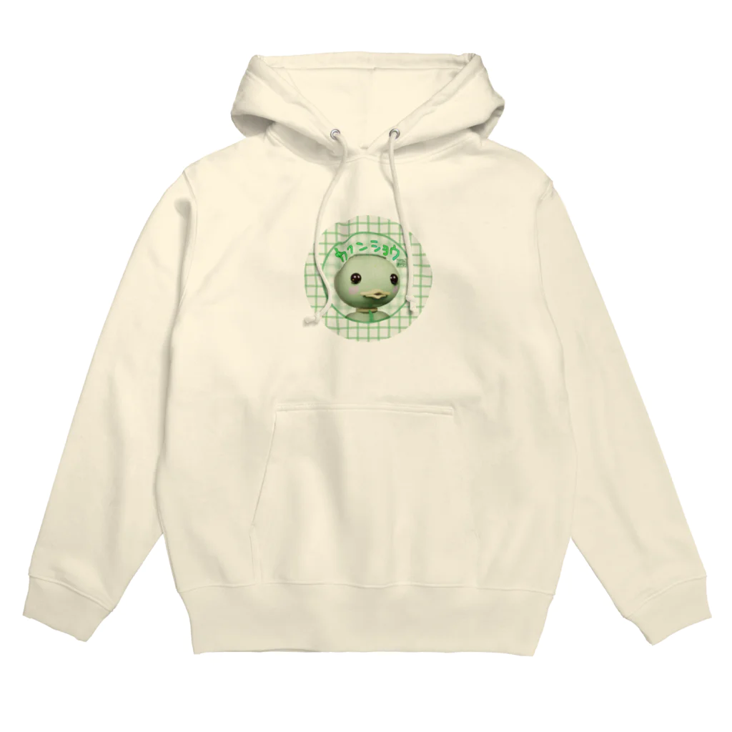 grk0 🌟ウサギのチャとシロ〜時々カッパのカフンショウのカッパ　丸 Hoodie