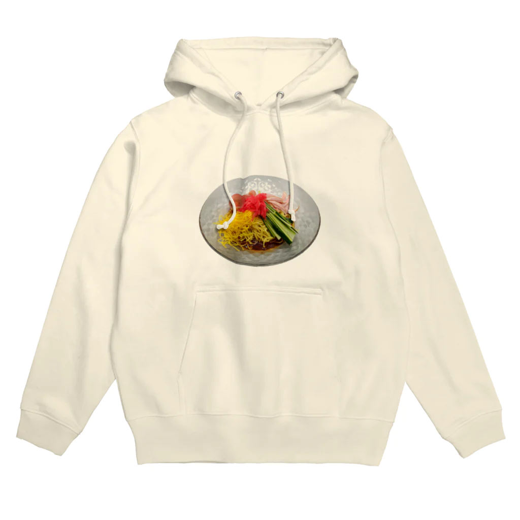 メシテロタイプ（飯テロTシャツブランド）の冷やし中華 Hoodie