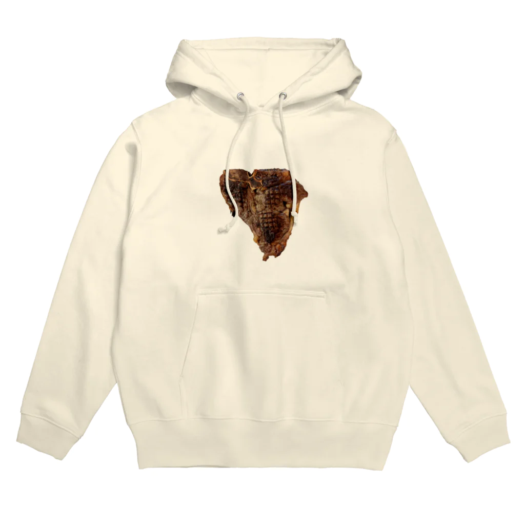 メシテロタイプ（飯テロTシャツブランド）のTボーンステーキ Hoodie