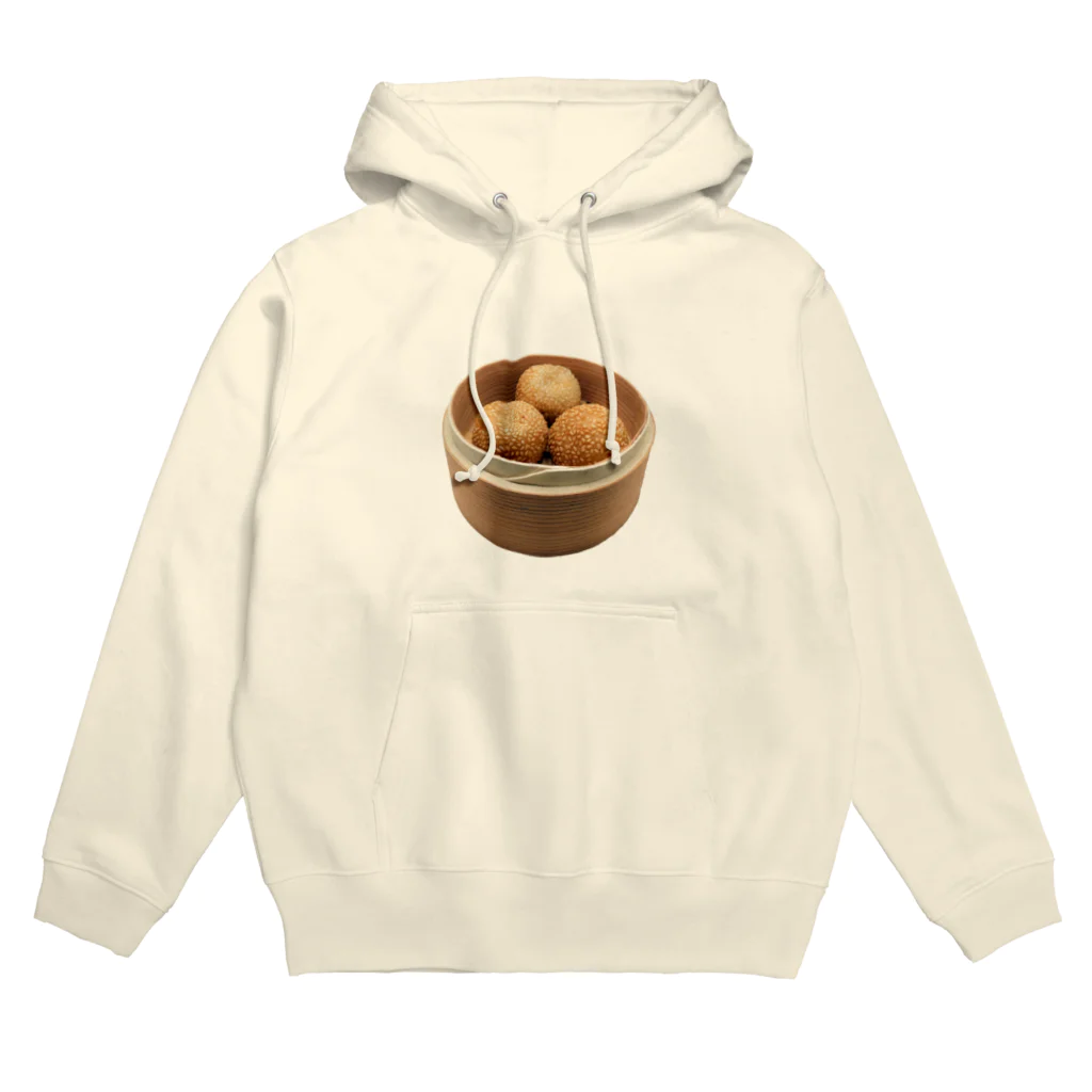 メシテロタイプ（飯テロTシャツブランド）のごま団子（芝麻饺子） Hoodie