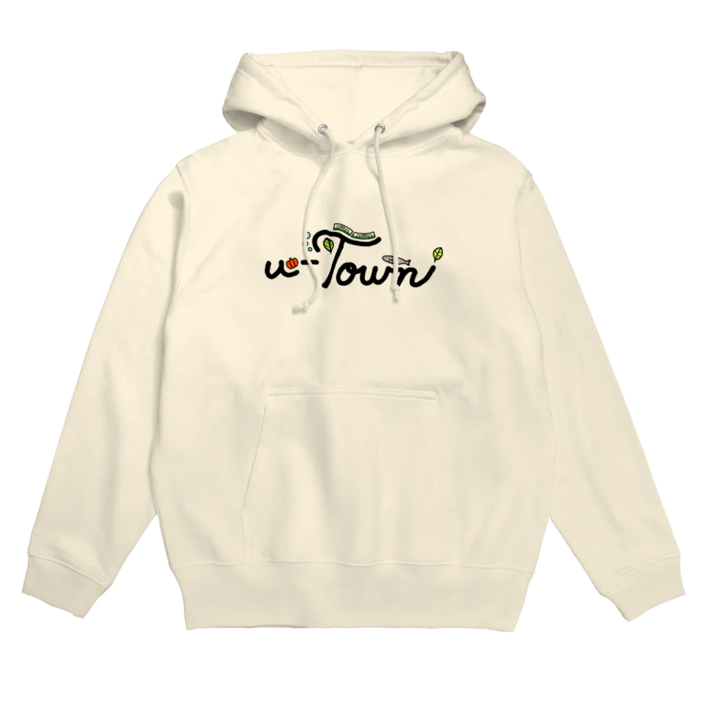 CHIYONの【カラフルver.】u-Town(ユーターン)ロゴ Hoodie