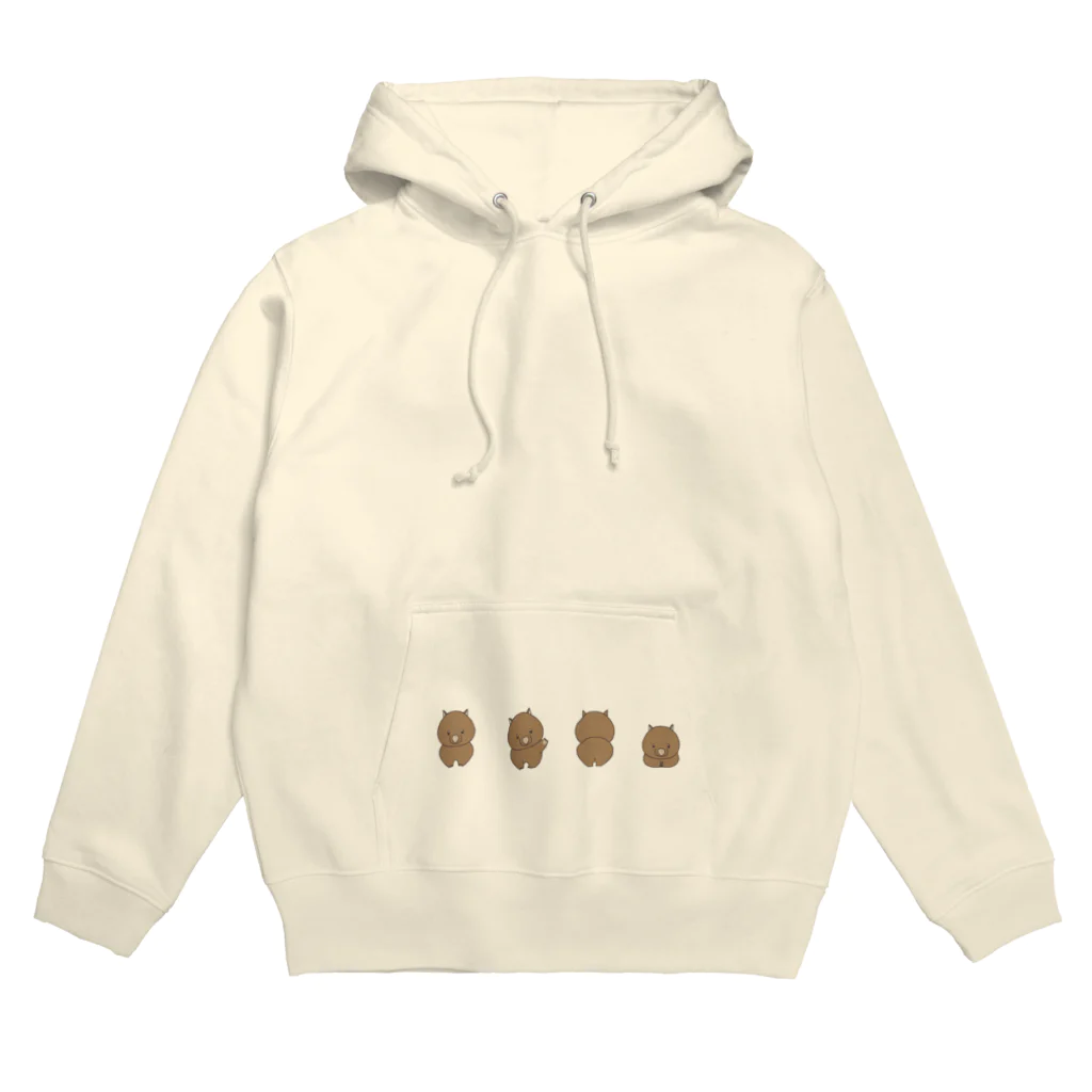 ウォンバットグッズのニコ屋の仲間だウォンバット Hoodie