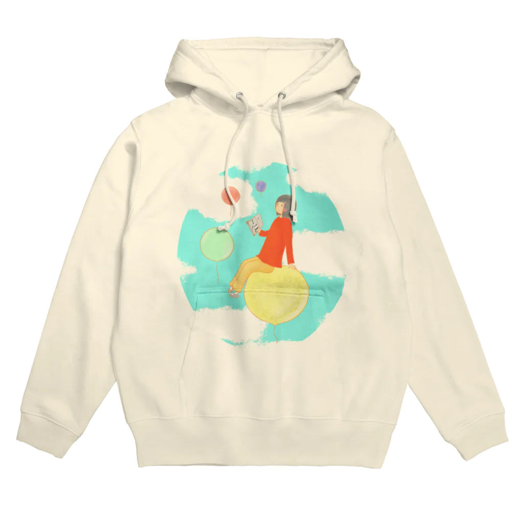 しろながすとさくらの文学少女と風船の世界 Hoodie