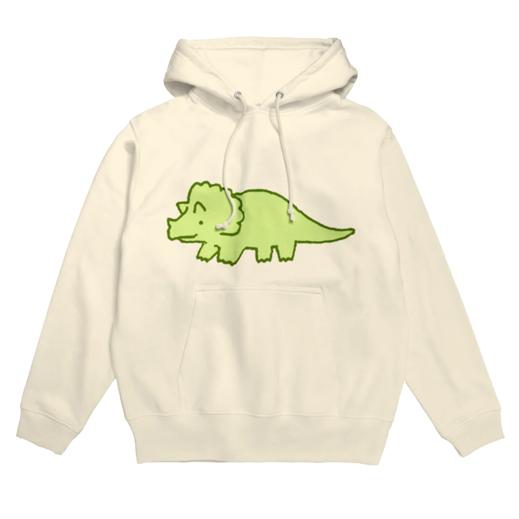 てばさきのゆるっときょうりゅう トリケラ Hoodie