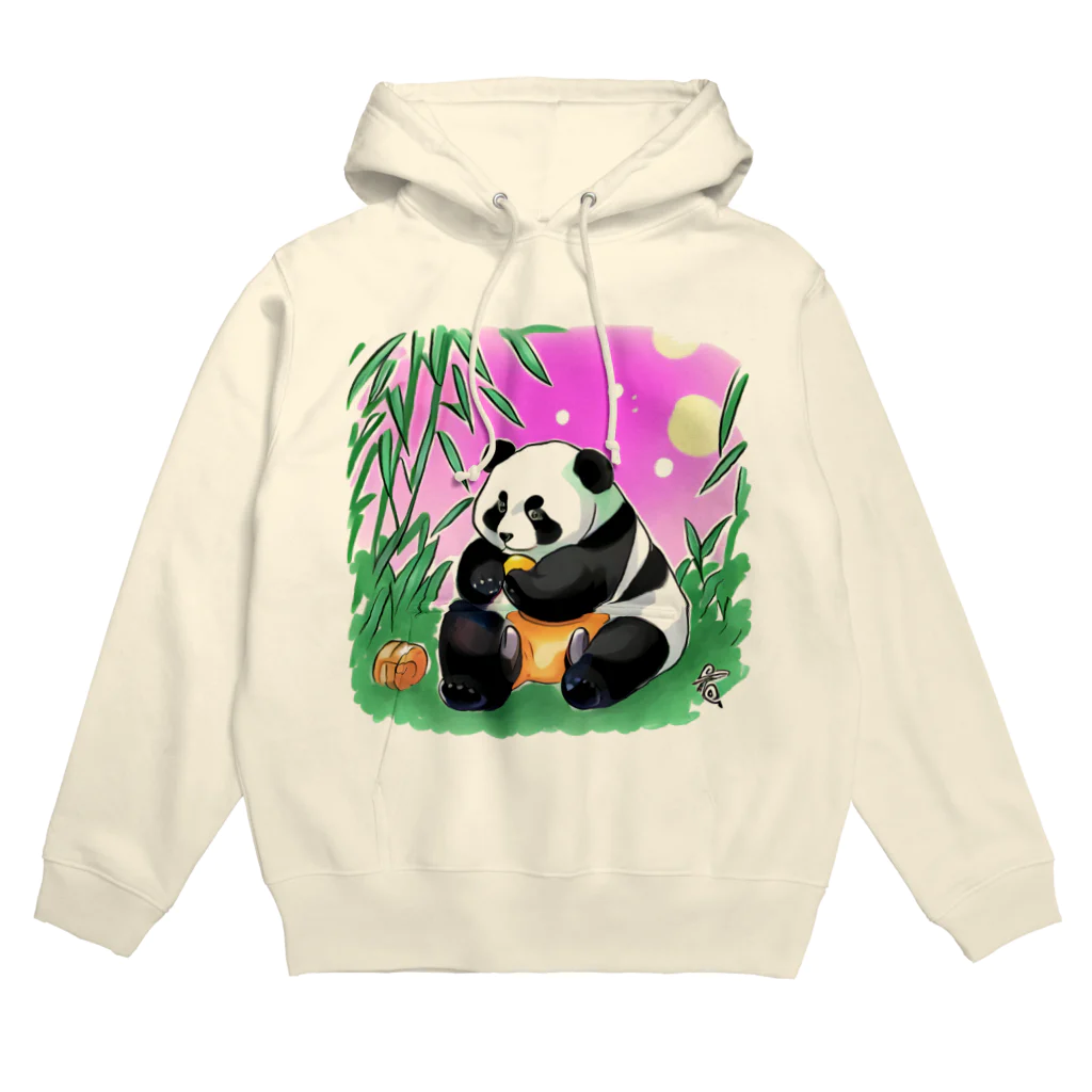 Magokoroの夏のパンダ Hoodie