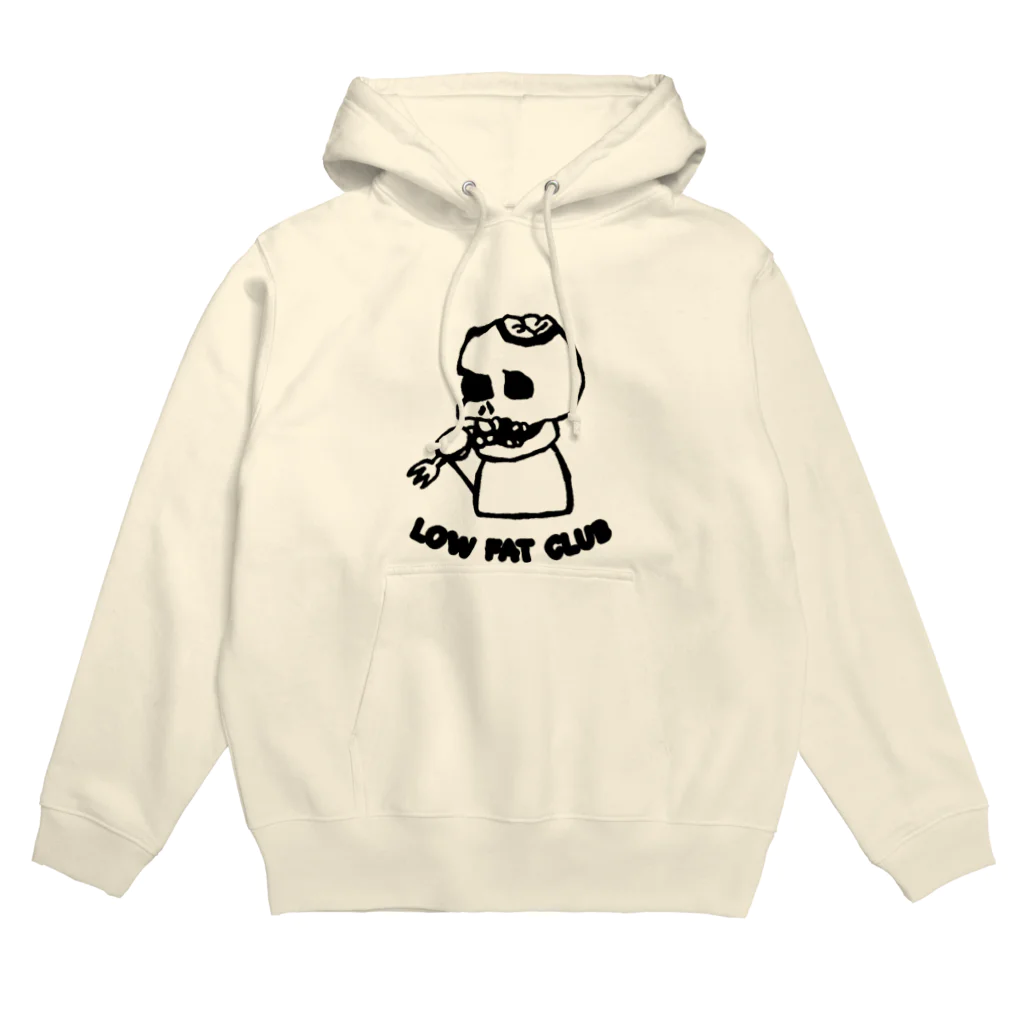 LOW FAT CLUBのBrain Skull Man Hoodie