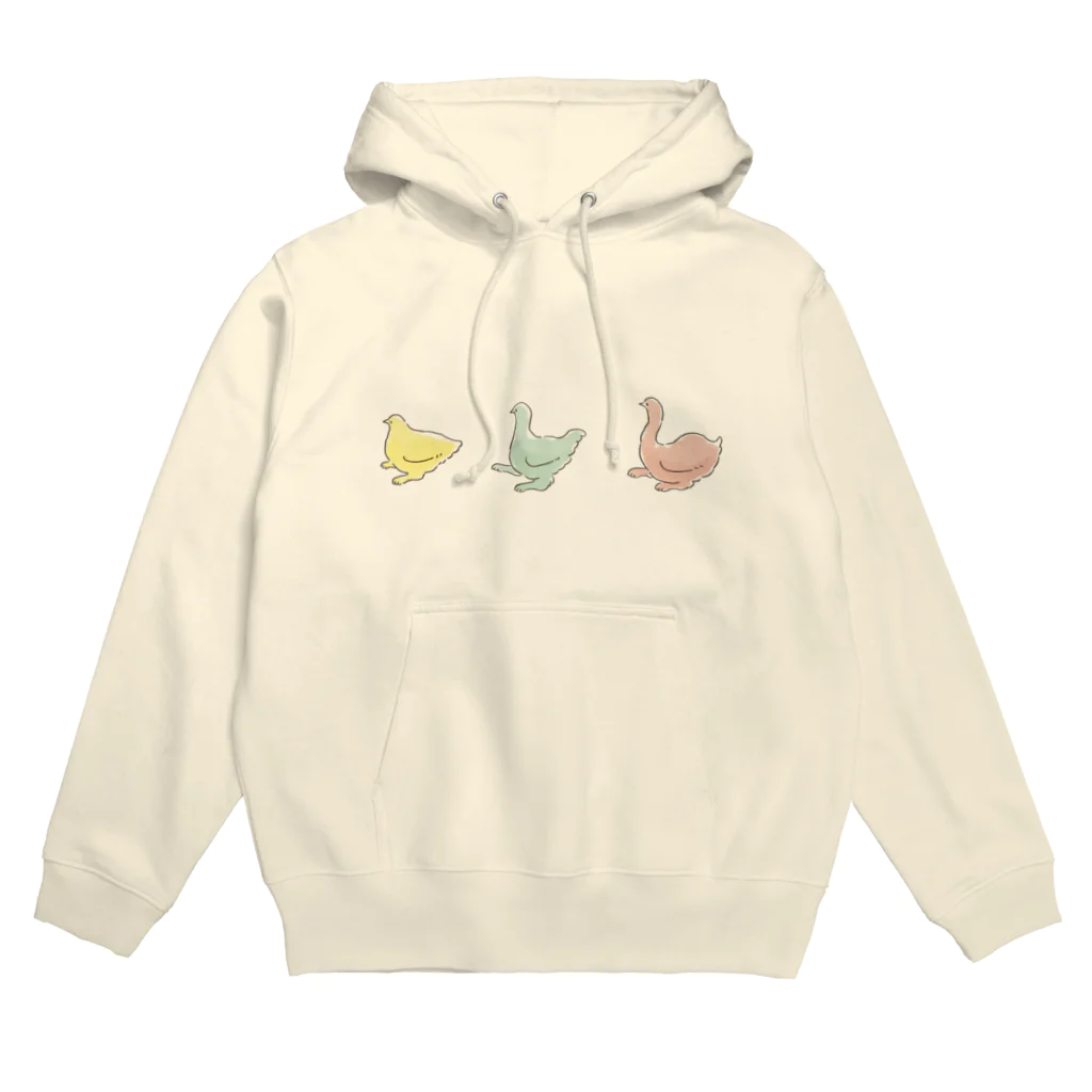 すずられるてらおのけものとりのさんかく(カラー) Hoodie