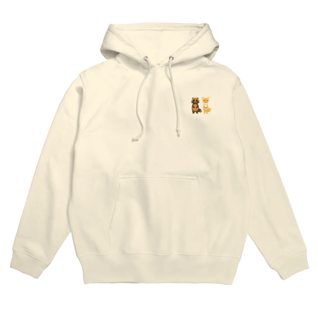 婆のたぬききつね02 Hoodie