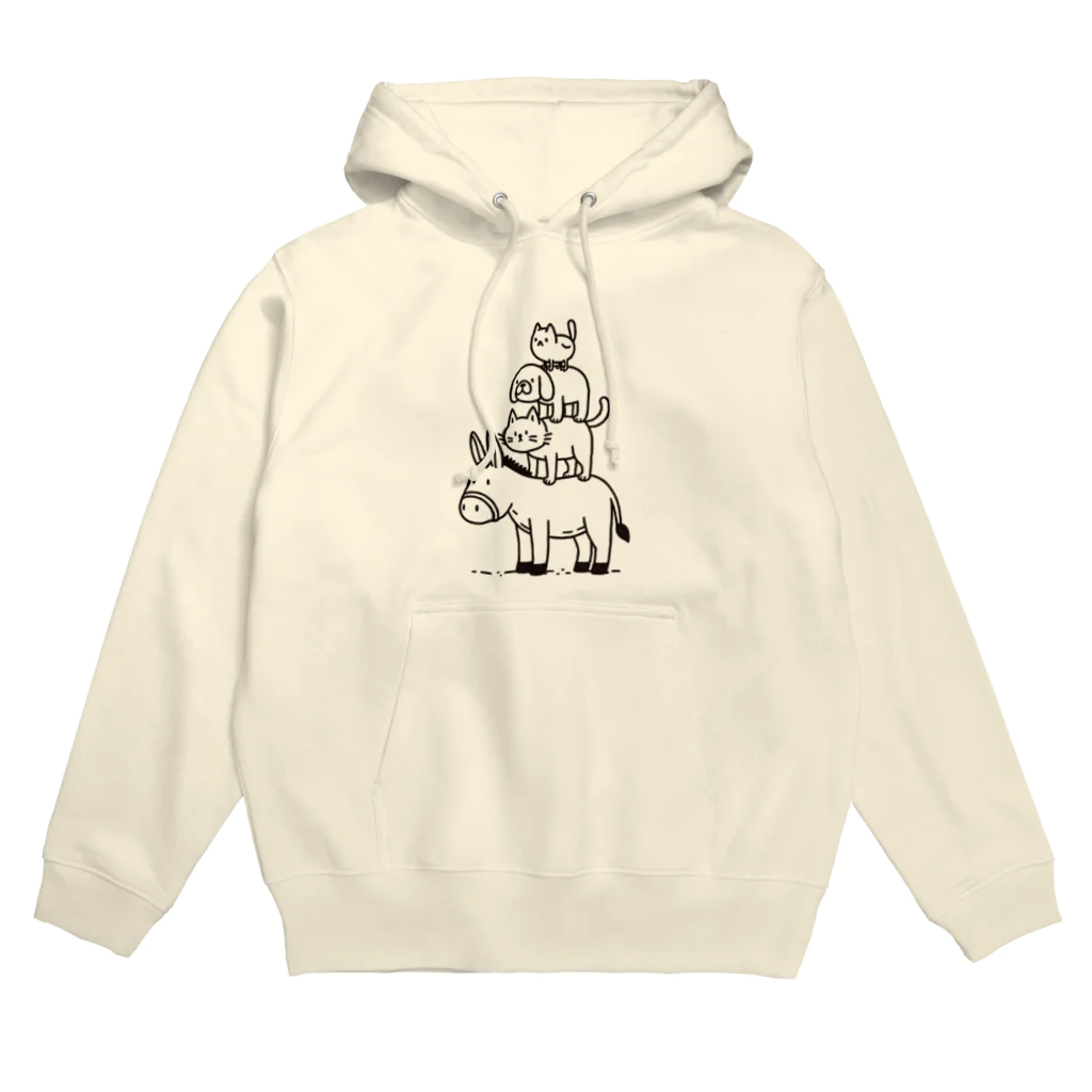 ねこ鉄道のちょっとおかしな音楽隊 Hoodie