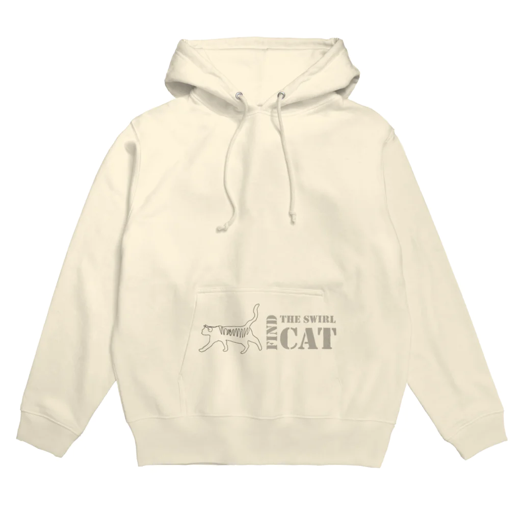 月夜のタツノオトシゴのFind the swirl cat Hoodie