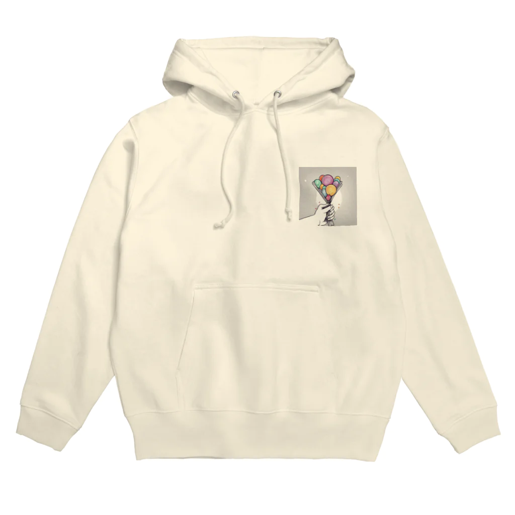 鉛筆画コレクションのキャンディー Hoodie