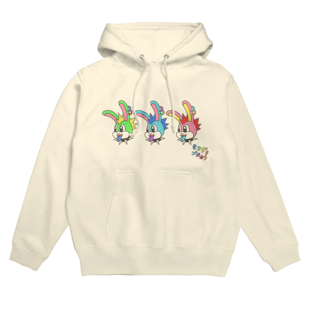 mokugyobuchoの三連モヒカンウサギさん Hoodie