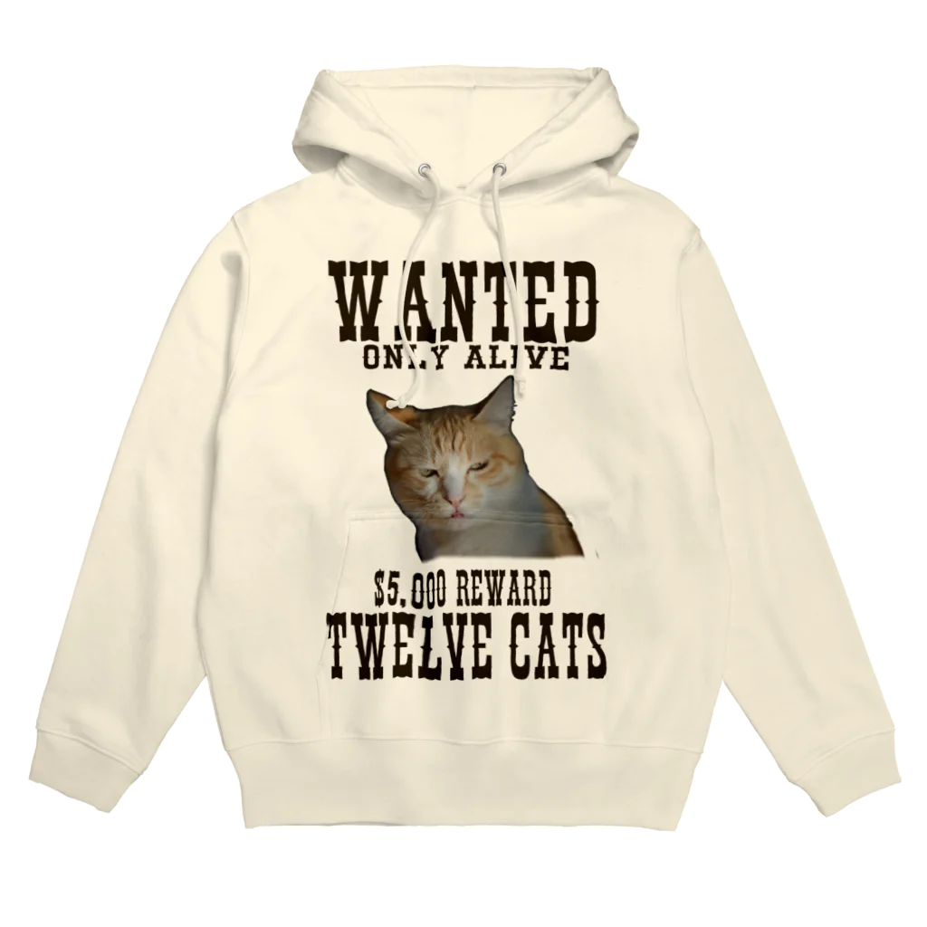 Twelve CatsのWANTED! Hoodie