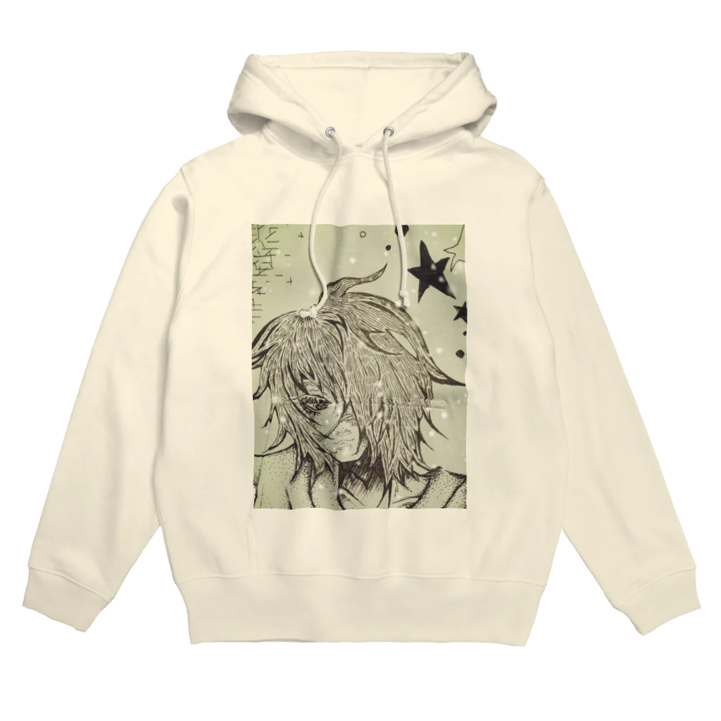 芥 柴太郎。(数式レスポール)の藤村(ペン画バージョン) Hoodie