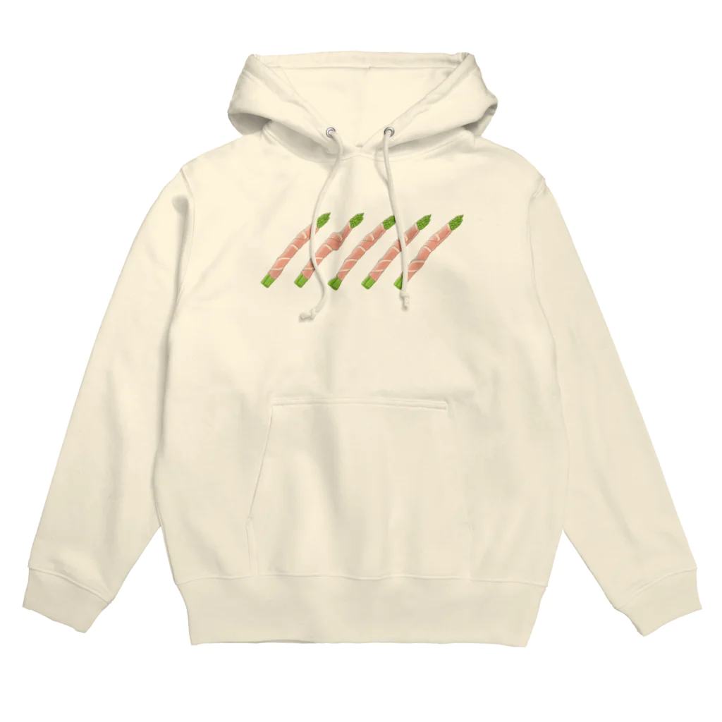 ざわ屋のアスパラのベーコン巻き Hoodie