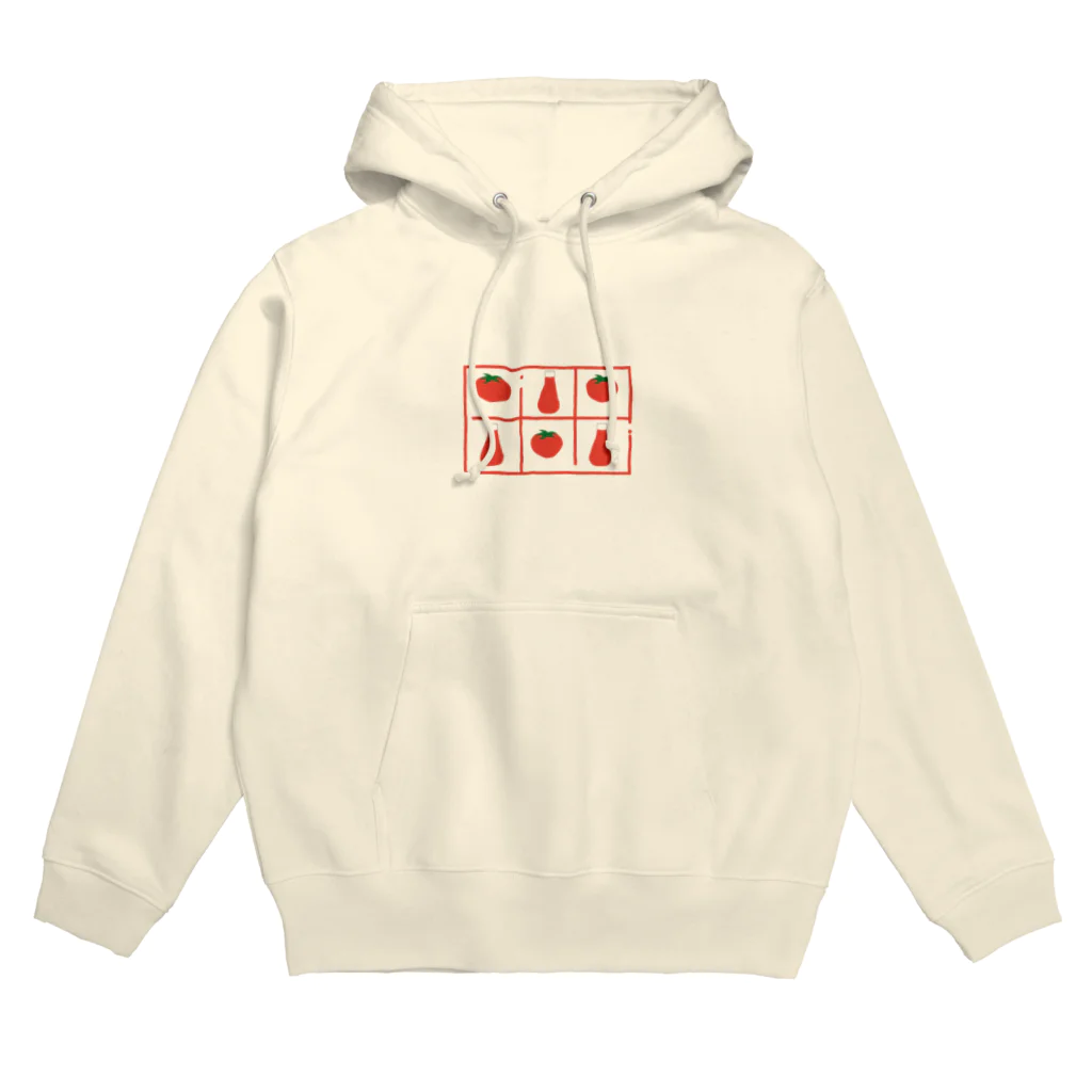 futoのトマトとケチャップの柄 Hoodie