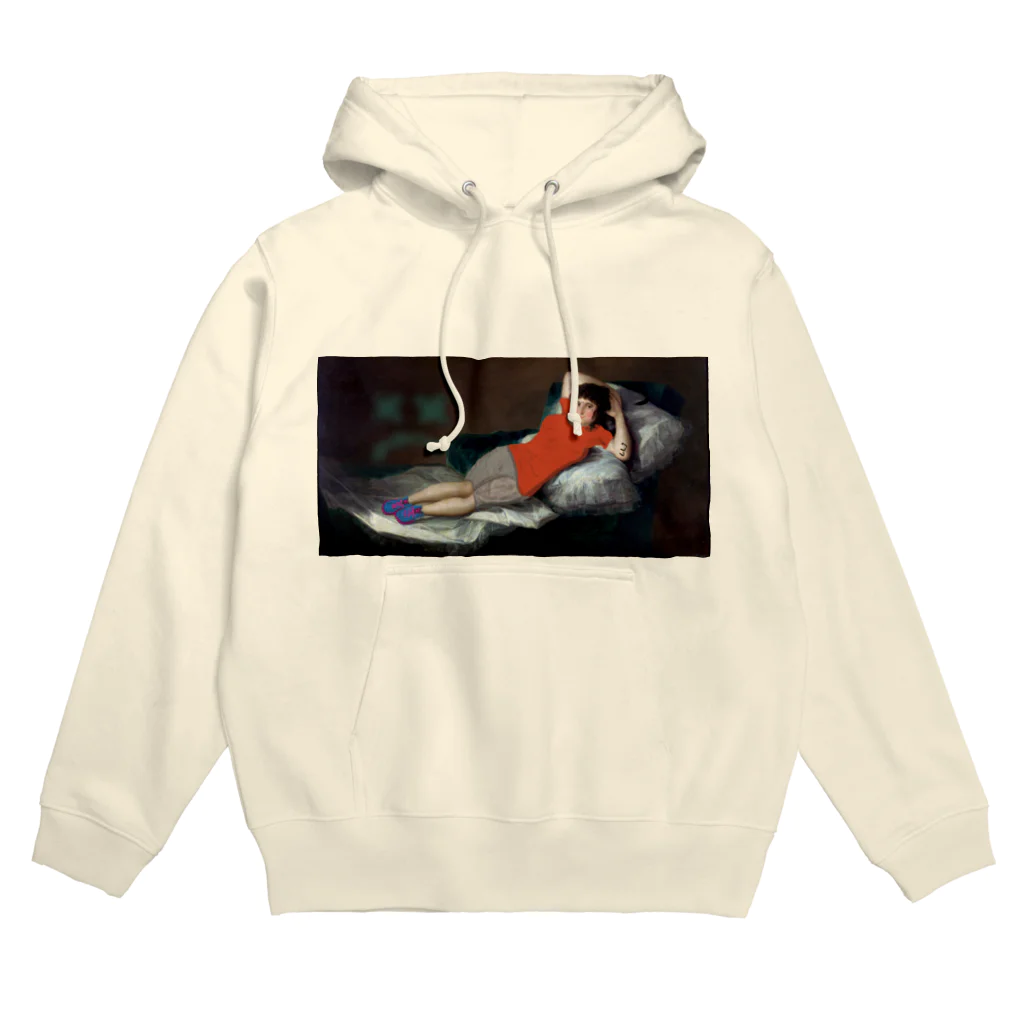 あまらかの着衣させたマハ Hoodie