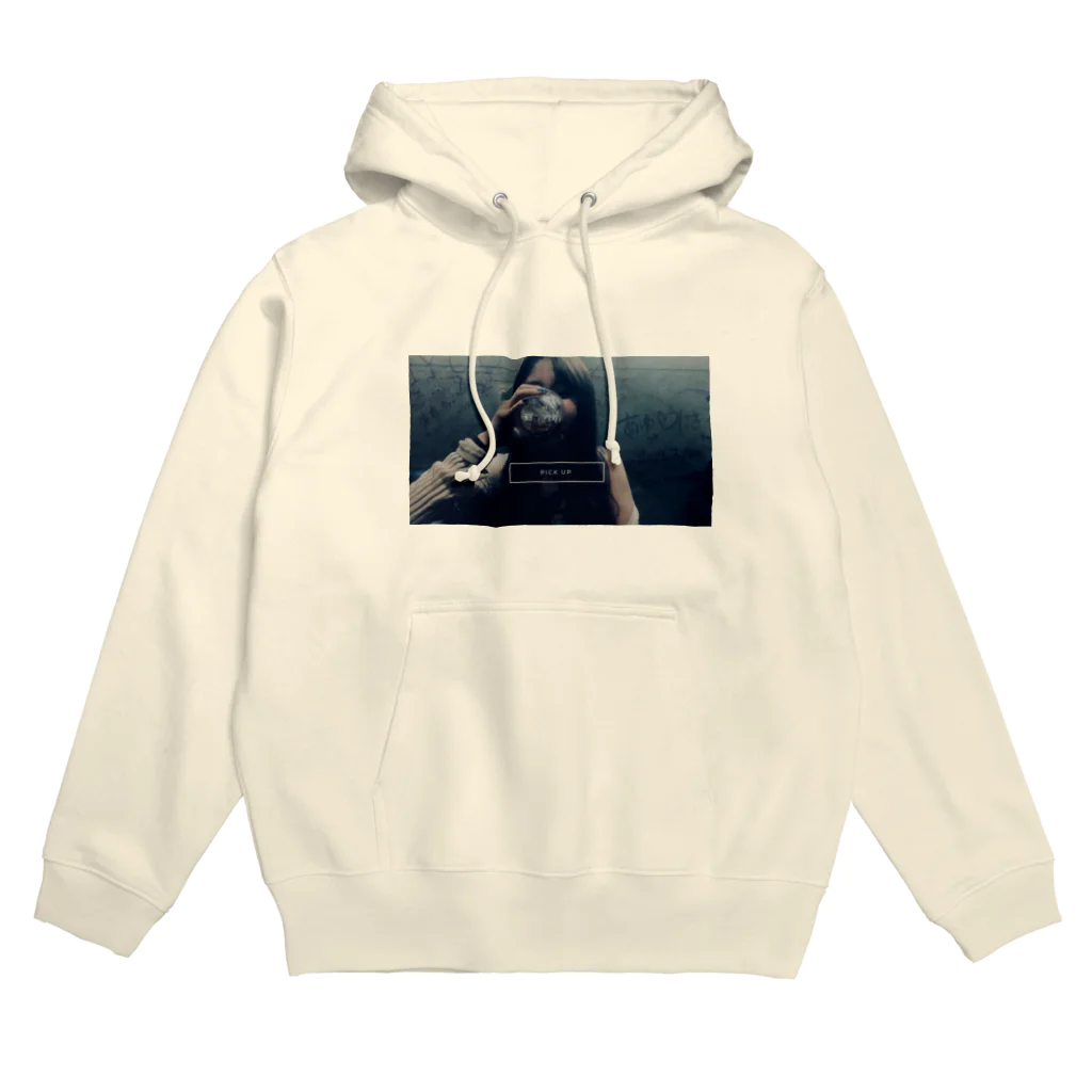 ブラック萌川のお持ち帰りT Hoodie