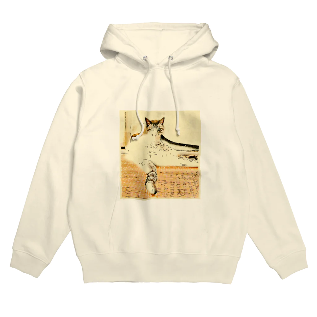 Marbleのトラ猫マーブル Hoodie