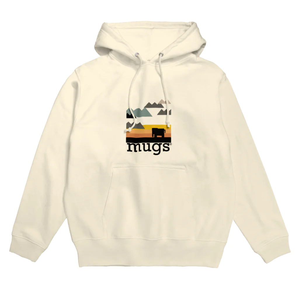 mugsの大平原のゾウ Hoodie