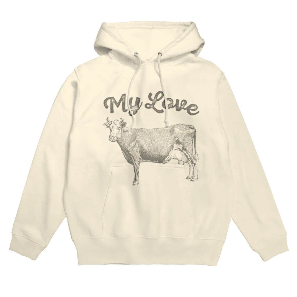 HW designのMY LOVE BEEF Hoodie