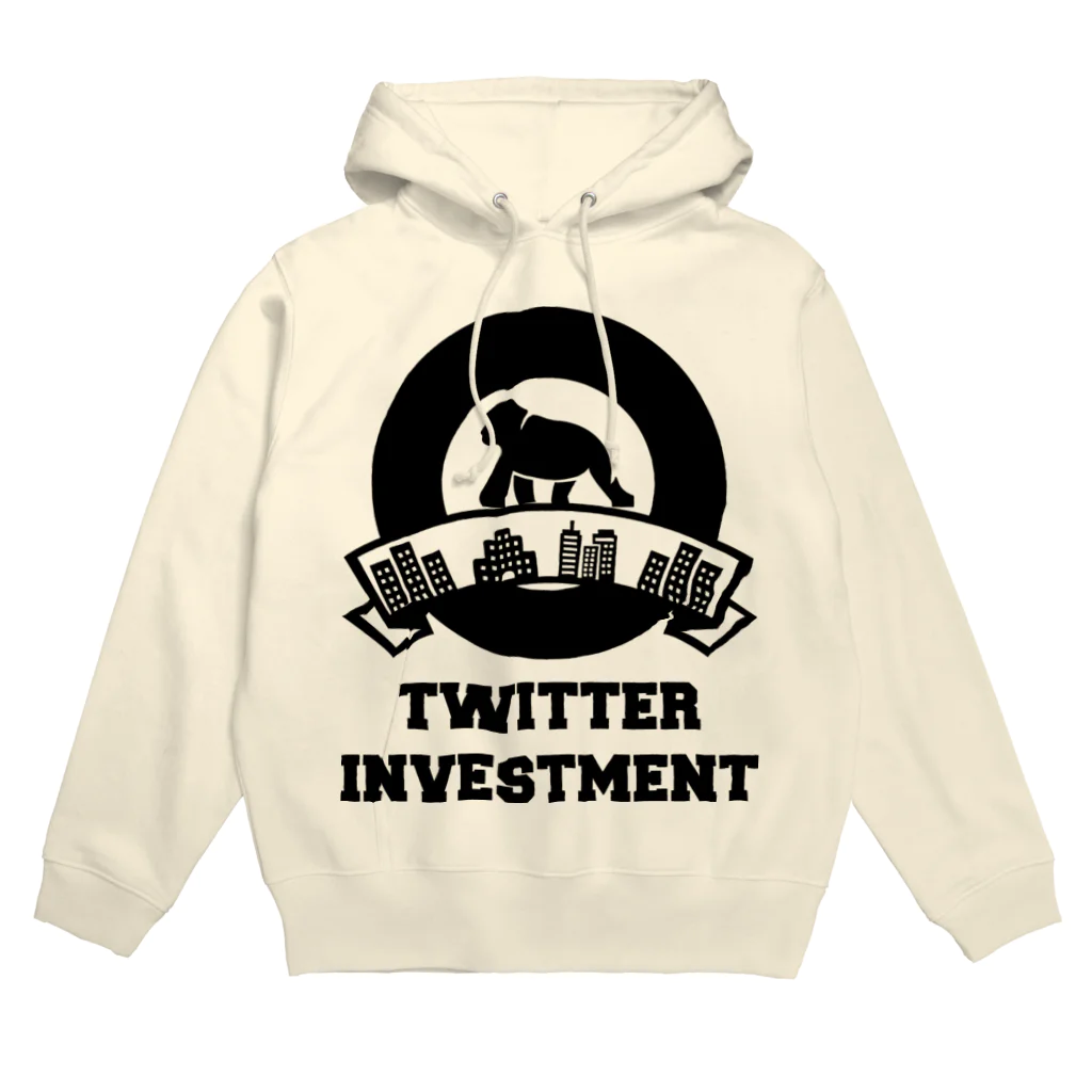 ツイッターインベストメントアパレル事業部の公式ロゴ（文字入り） Hoodie