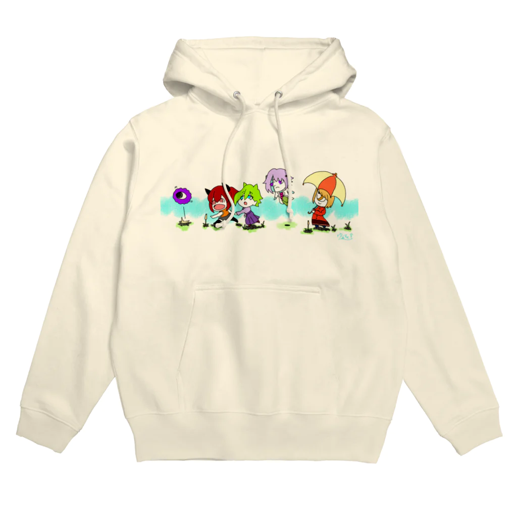 ゆめすむ堂のライオンちゃんファミリー Hoodie