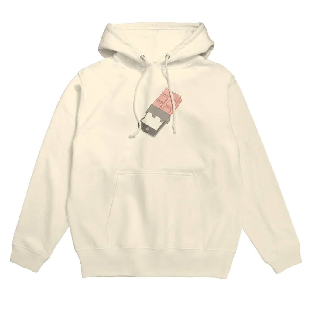 秋鮭の中骨水煮のチョコフォン(ストロベリー) Hoodie